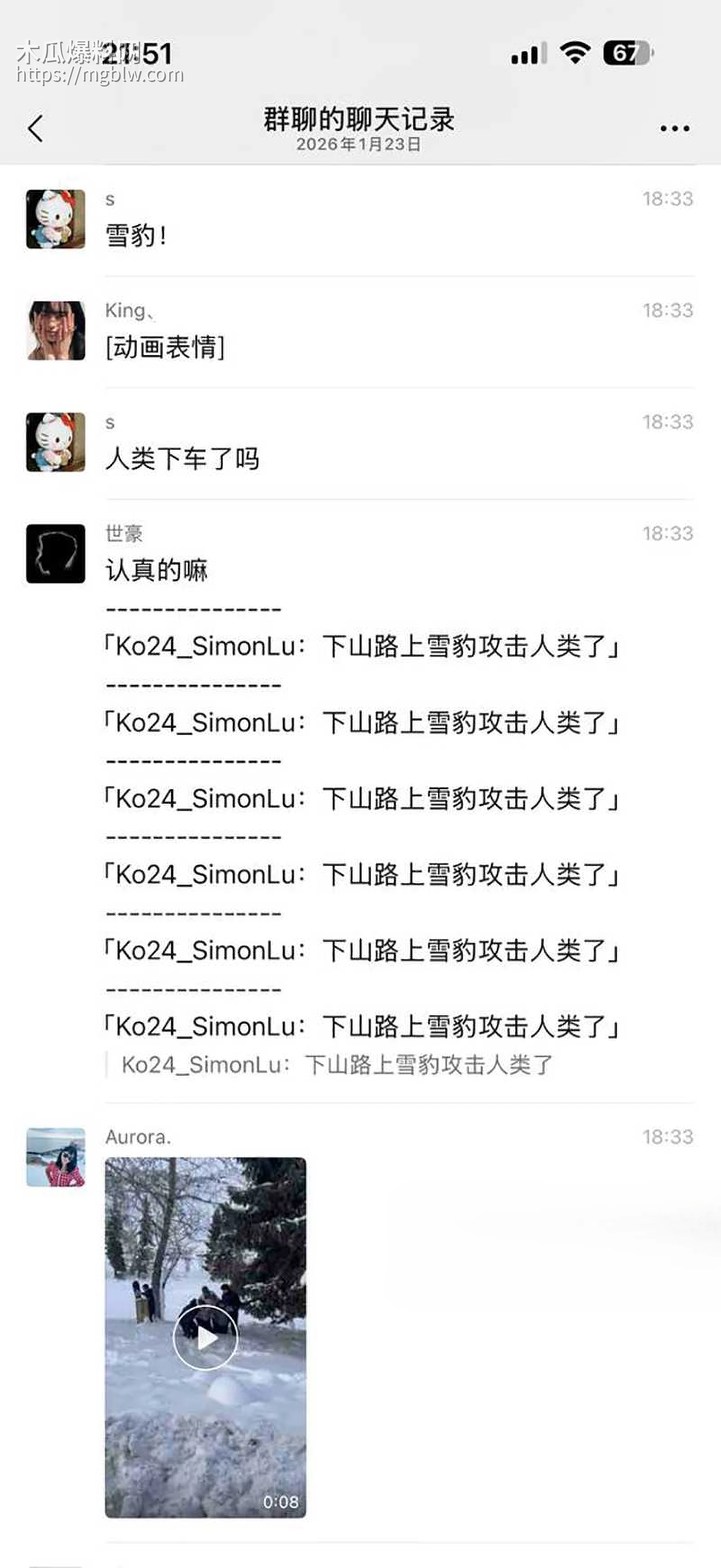 可可托海雪豹咬人视频曝光 9 拷贝