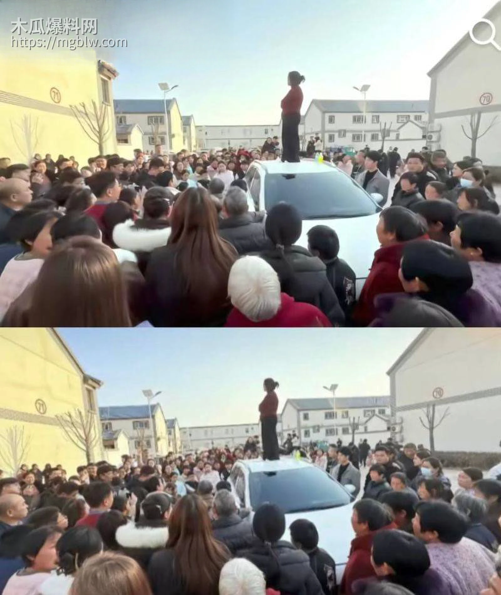 山东菏泽单县张集村原配怒堵家门 11