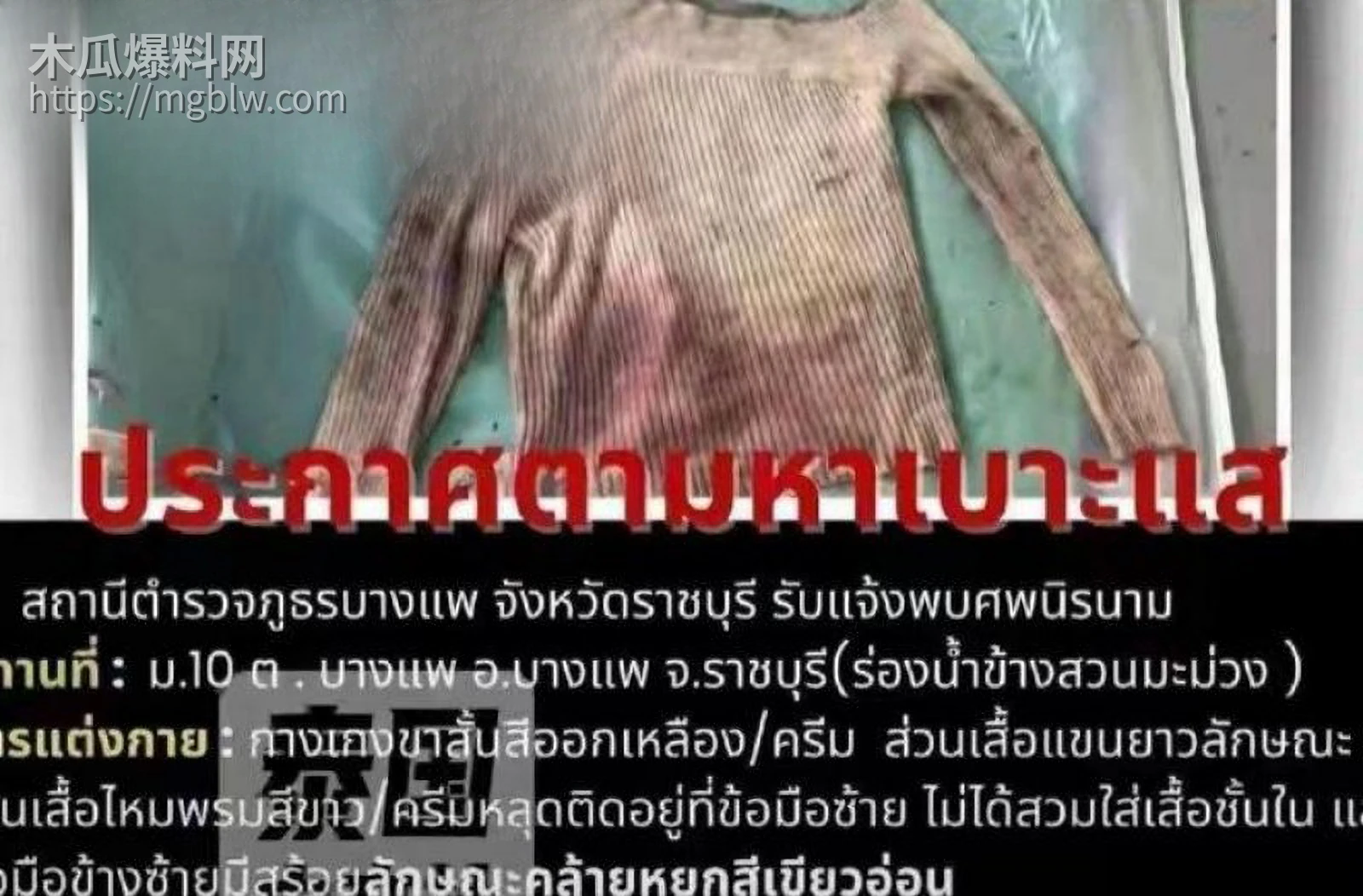 安徽女子泰国被杀害抛尸021