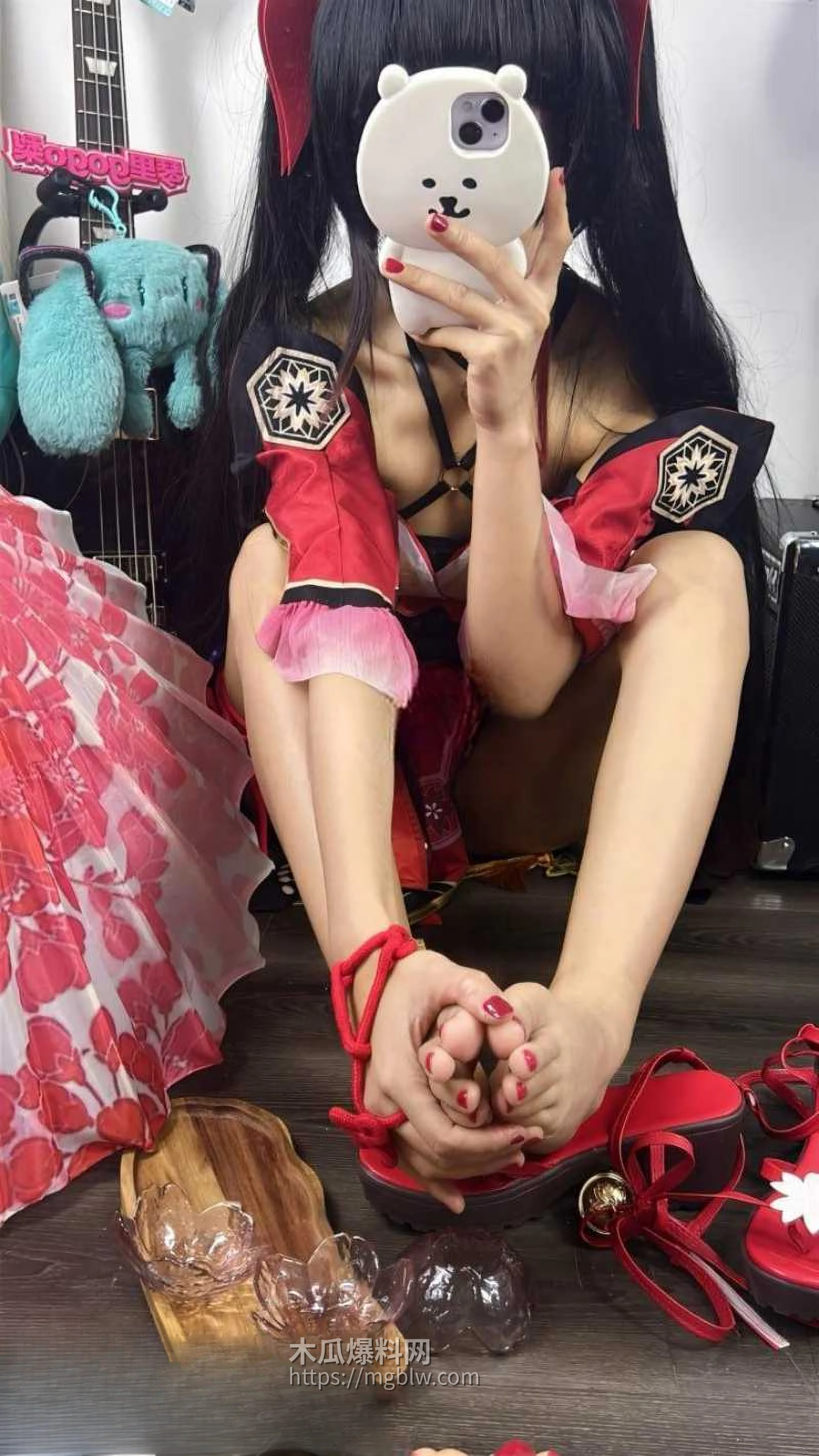 二次元福利姬 琴里gogo梨 cos星穹铁道花火 4